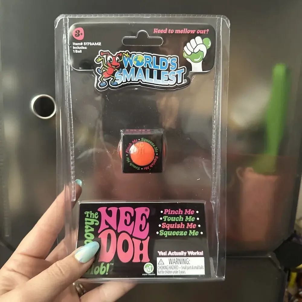 Super Impulse Worlds Smallest Needoh Orange Schylling Authentic New!